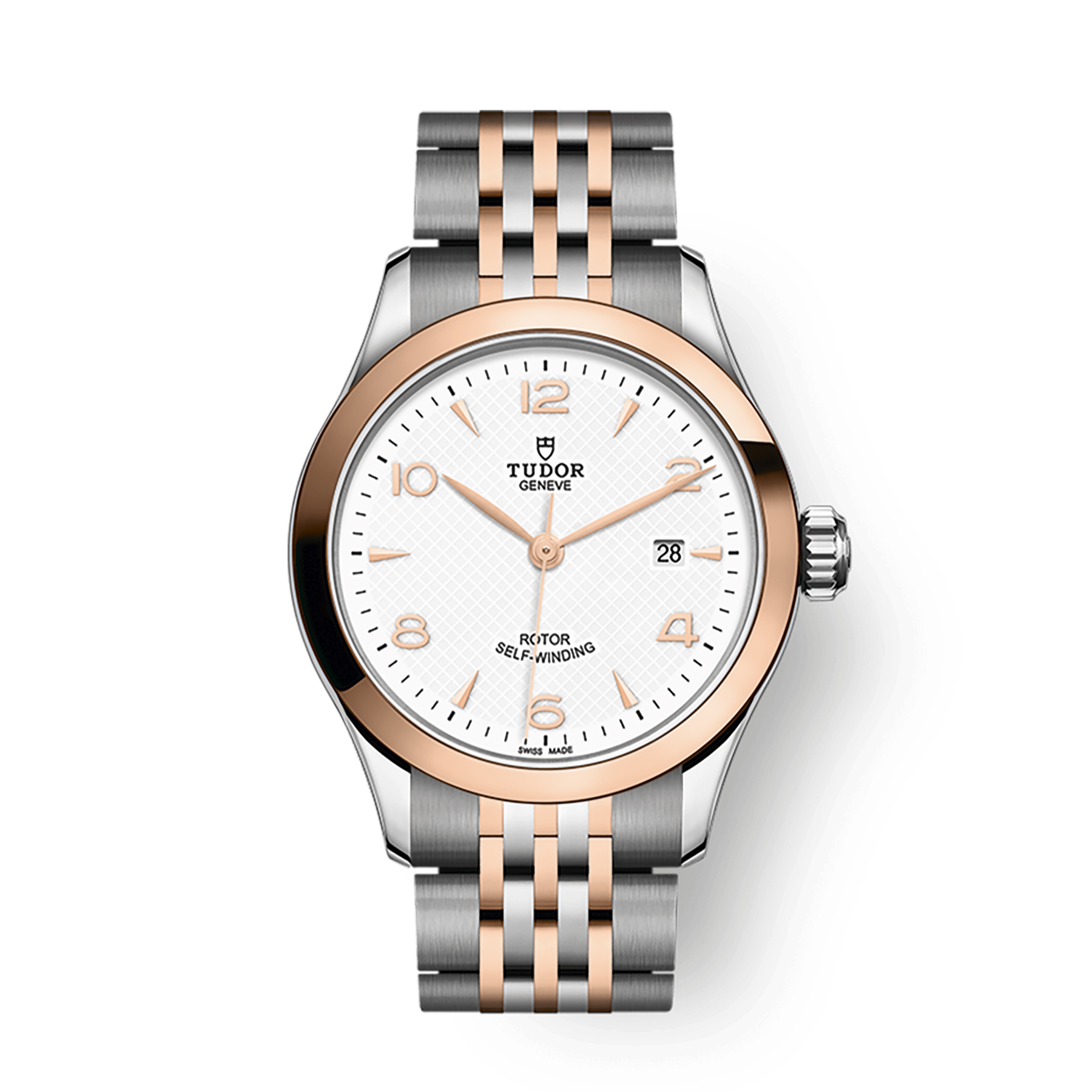 Tudor 1926 28 mm White Dial Stainless Steel Bracelet M91351-0009 - WATCHXNYC