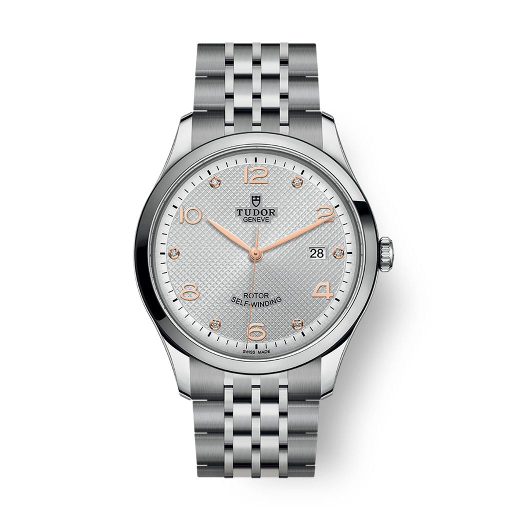 Tudor 1926 41 mm Silver Dial with Diamonds Stainless Steel Bracelet M91650-0003 - WATCHXNYC