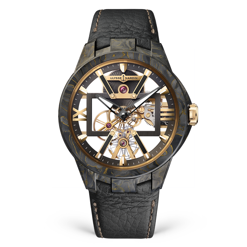 Ulysse Nardin Blast Skeleton X 43 mm White Dial Carbonium Leather Strap 3715-260/CARB - WATCHXNYC