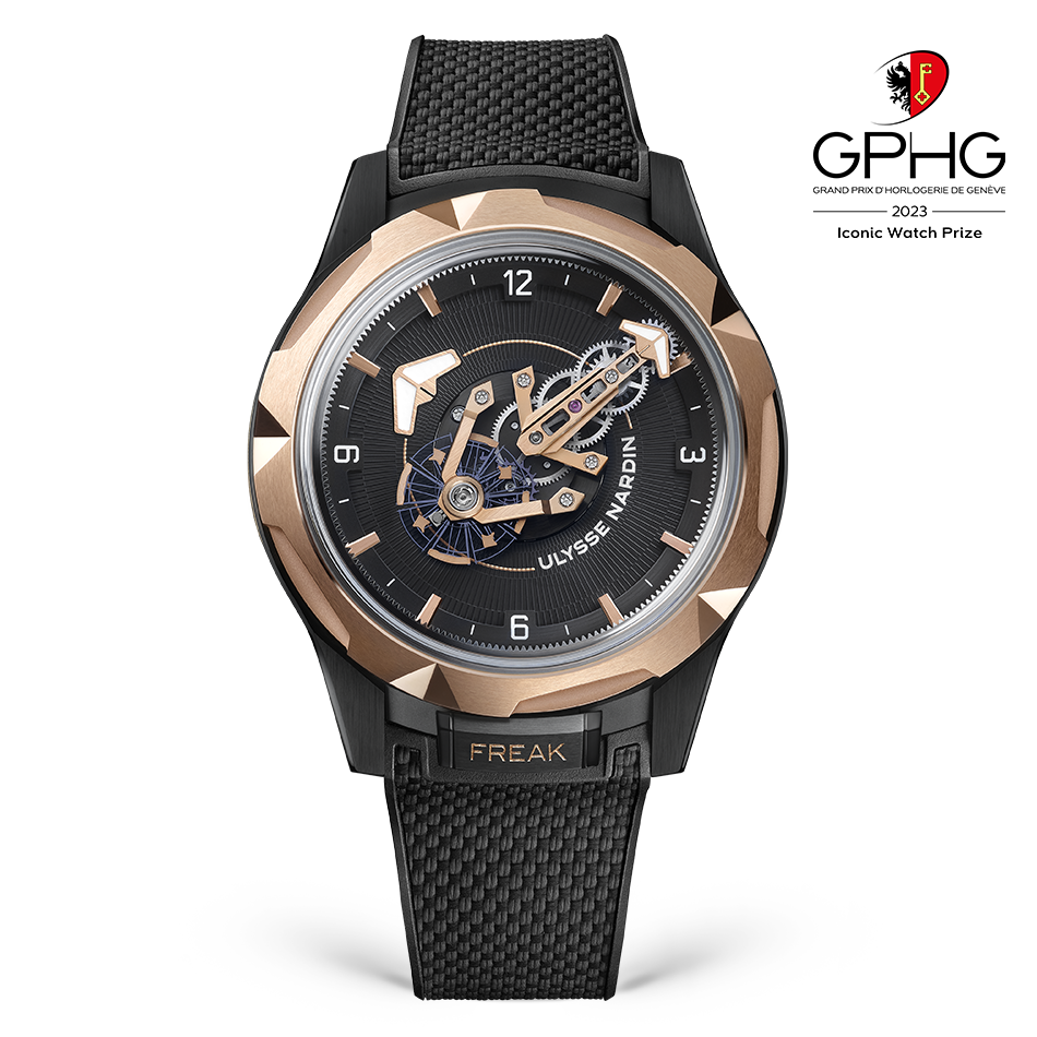 Ulysse Nardin Freak ONE 44 mm Black Dial Titanium Rubber Strap 2405-500-2A/3D - WATCHXNYC