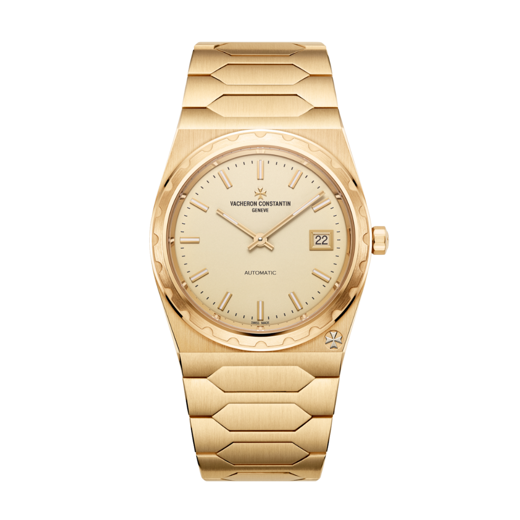 Vacheron Constantin Historiques 222 37 mm Beige Dial 18k Yellow Gold Bracelet 4200H/222J-B935 - WATCHXNYC