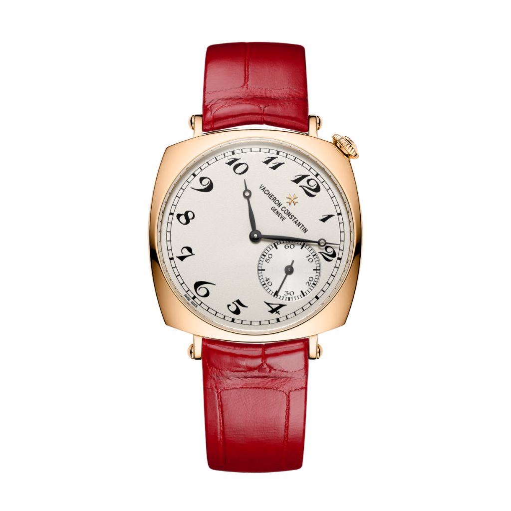 Vacheron Constantin Historiques American 1921 36.5 x 36.5 mm Silver Dial 18K Pink Gold   Leather Strap 1100S/000R-B430 - WATCHXNYC
