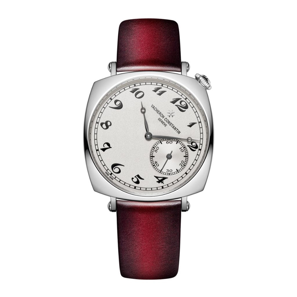 Vacheron Constantin Historiques American 1921 36.5 x 36.5 mm Silver Dial White Gold   Leather Strap 1100S/000G-B734 - WATCHXNYC