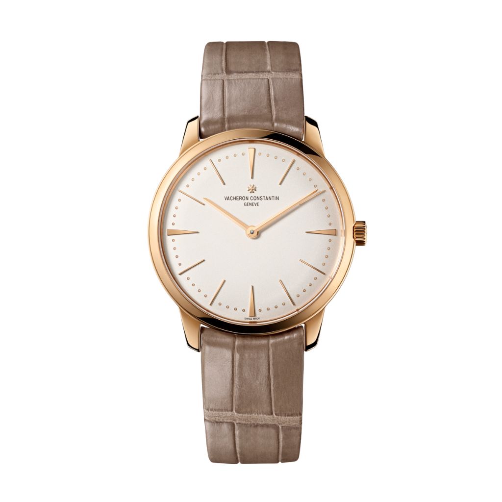 Vacheron Constantin Patrimony manual-winding 36 mm Silver Dial 18K Pink Gold   Leather Strap 81530/000R-9682 - WATCHXNYC