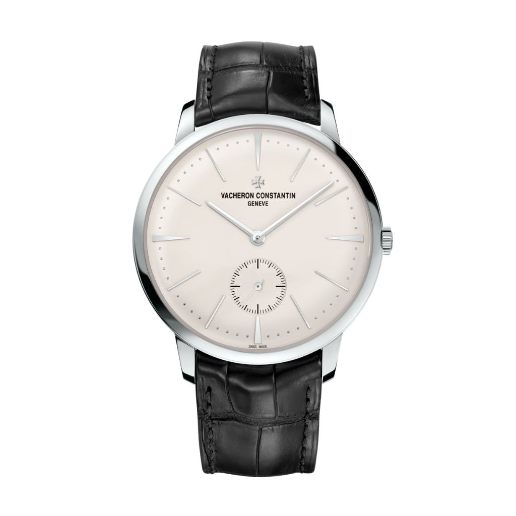 Vacheron Constantin Patrimony manual-winding 42 mm Silver Dial White Gold   Leather Strap 1110U/000G-B086 - WATCHXNYC