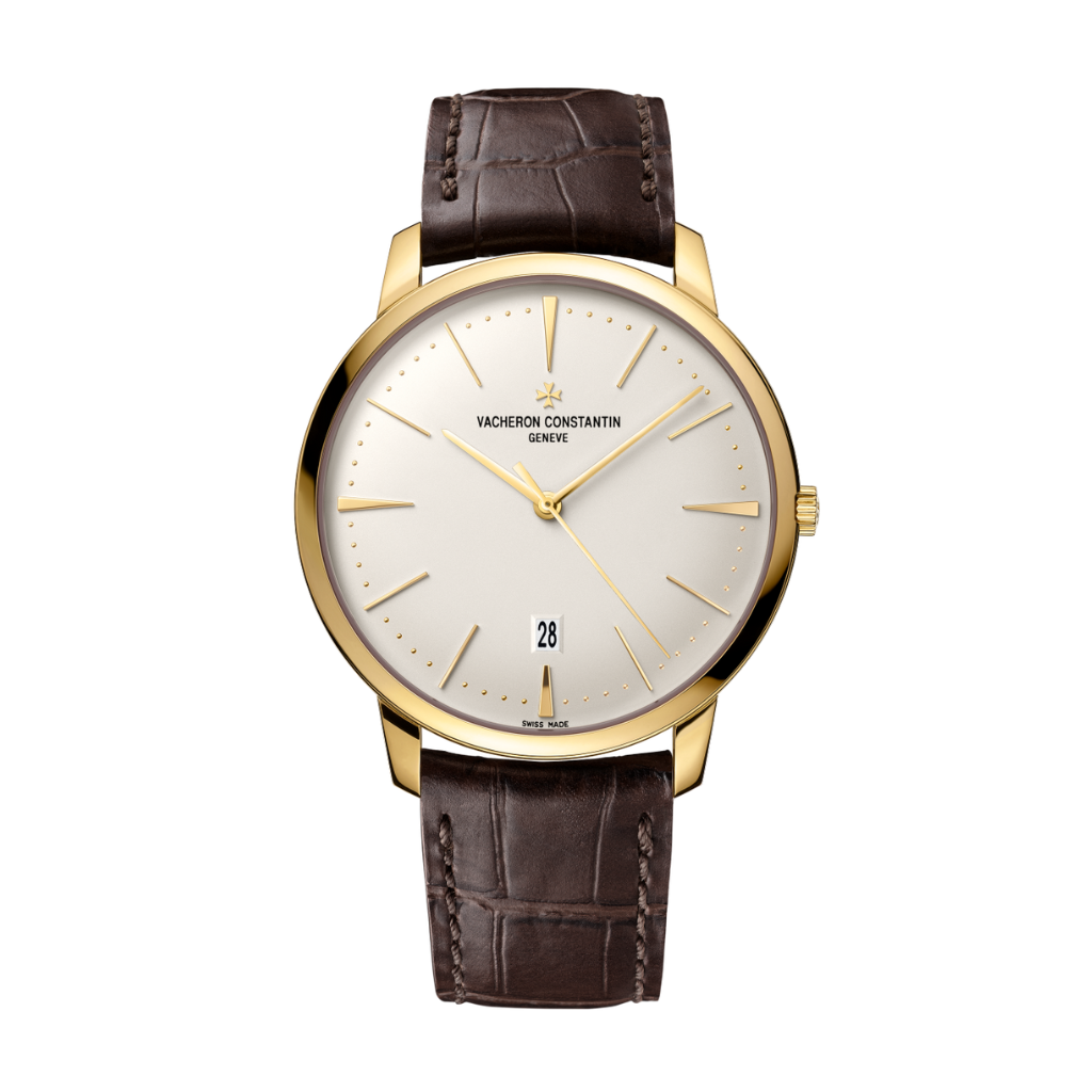 Vacheron Constantin Patrimony self-winding 40 mm Silver Dial 18k Yellow Gold   Leather Strap 85180/000J-9231 - WATCHXNYC