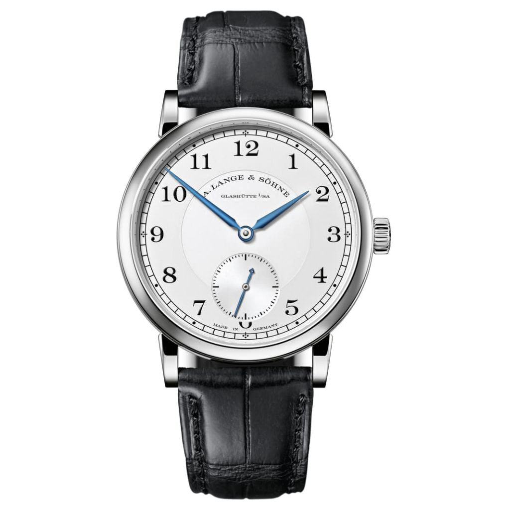 A. Lange & Sohne 1815 38.5 mm Silver Dial 18k White Gold   Leather Strap 235.026 / LSLS2353AA - WATCHXNYC