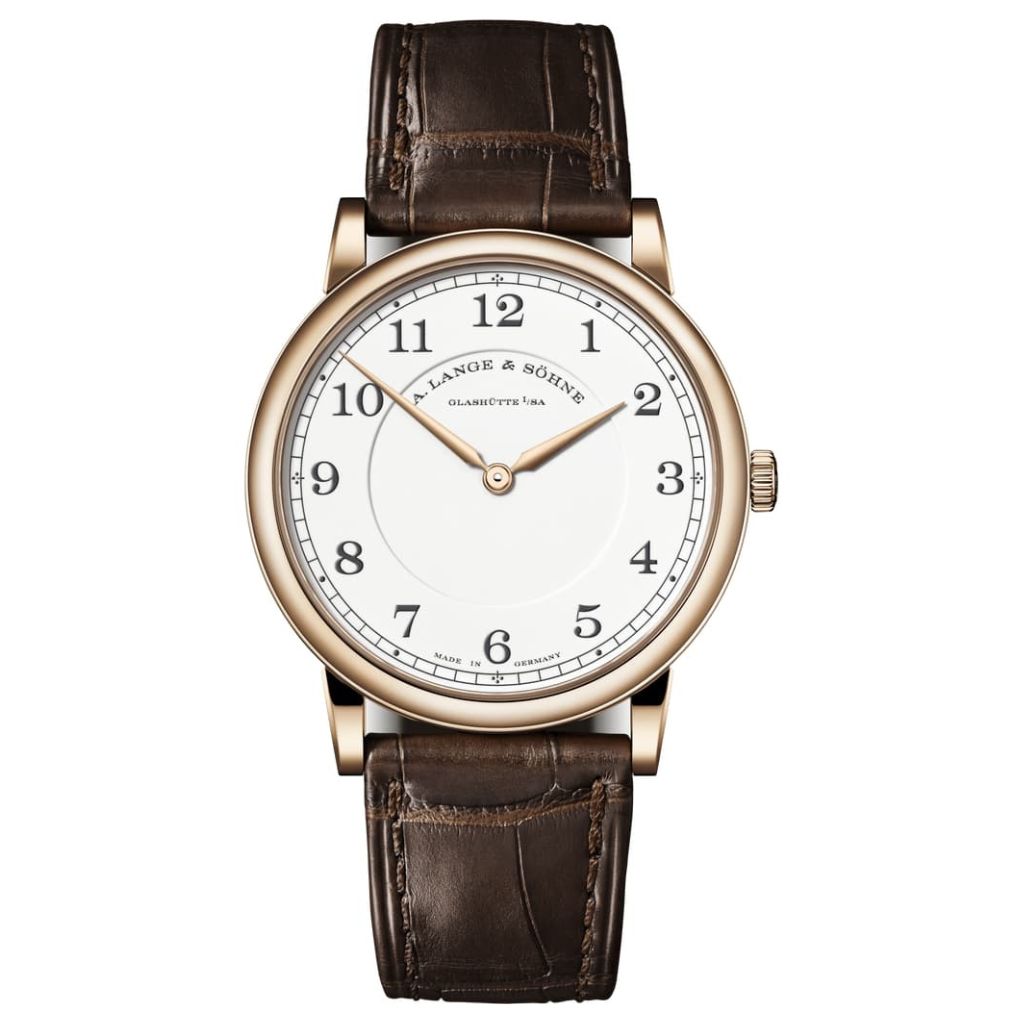 A. Lange & Sohne 1815 Thin Honeygold “Homage To F. A. Lange” 38 mm White Dial 18K Honey Gold   Leather Strap 239.050 / LSLS2396AA - WATCHXNYC
