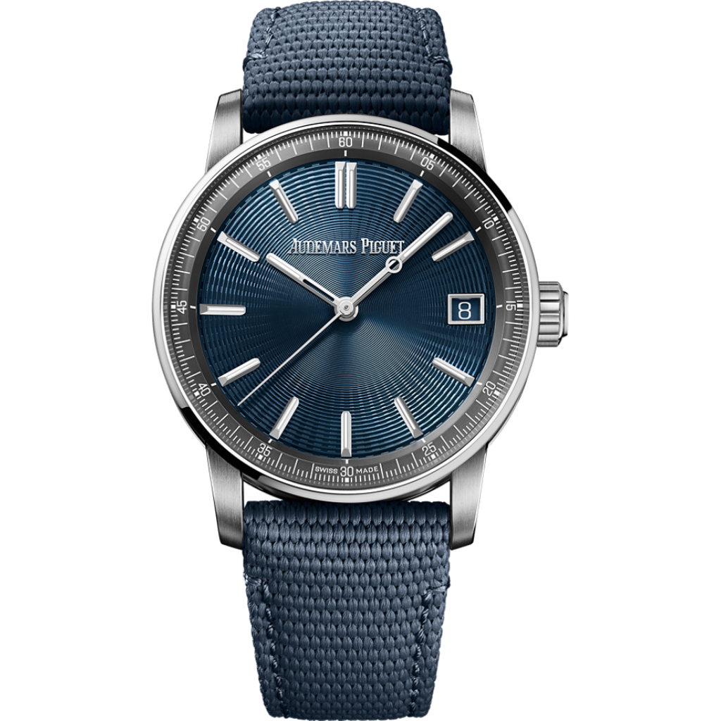 Audemars Piguet Code 11.59 by Audemars Piguet Selfwinding 41 mm Blue  Dial Stainless Steel Rubber-Coated Strap  15210ST.OO.A348KB.01 - WATCHXNYC