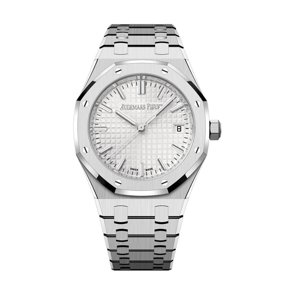 Audemars Piguet Royal Oak Selfwinding 34 mm Silver  Dial Stainless Steel Bracelet 77450ST.OO.1361ST.02 - WATCHXNYC