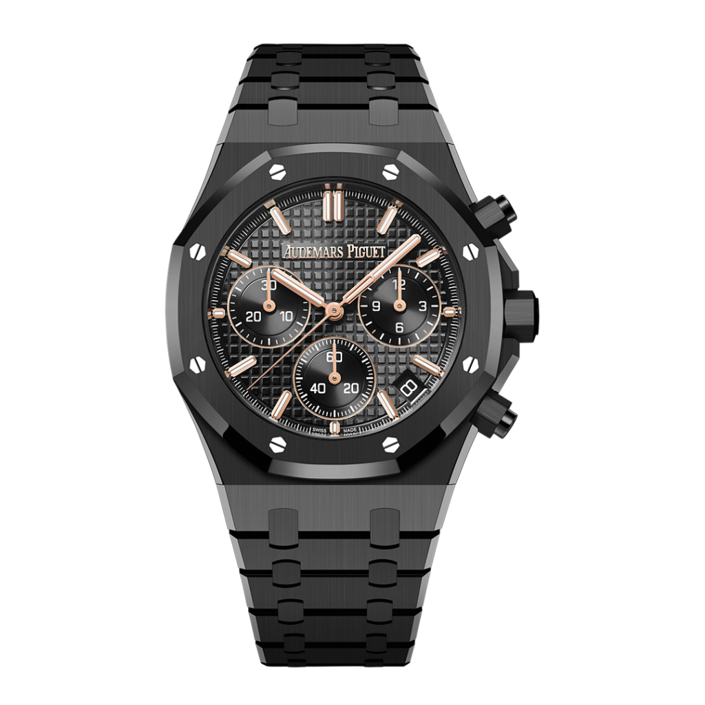 Audemars Piguet Royal Oak Selfwinding Chronograph 41 mm Black  Dial Ceramic Bracelet 26240CE.OO.1225CE.02 - WATCHXNYC