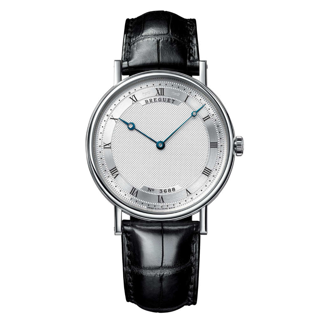 Breguet Classique 5157 38 mm Silver Dial 18k White Gold Leather Strap 5157BB/11/9V6 - WATCHXNYC