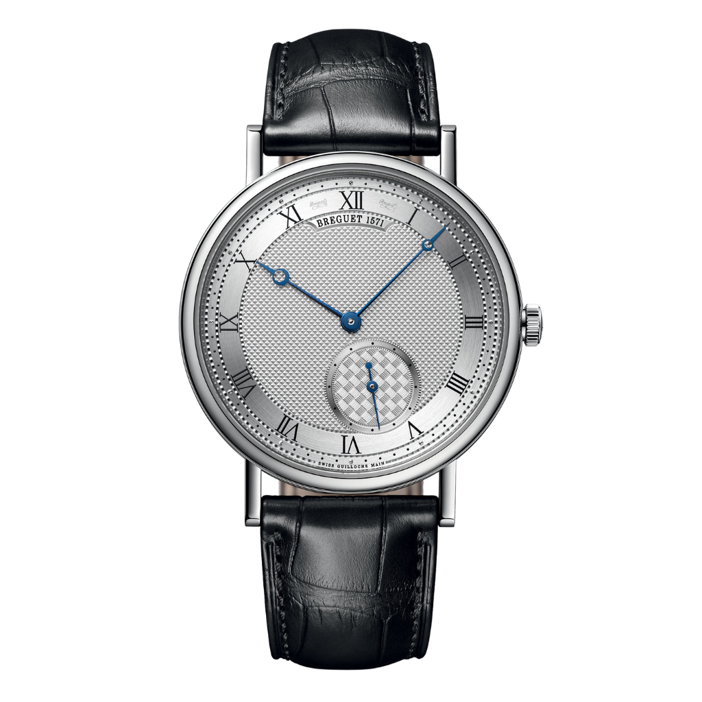 Breguet Classique 7147 40 mm White Dial 18k White Gold Leather Strap 7147BB/12/9WU - WATCHXNYC