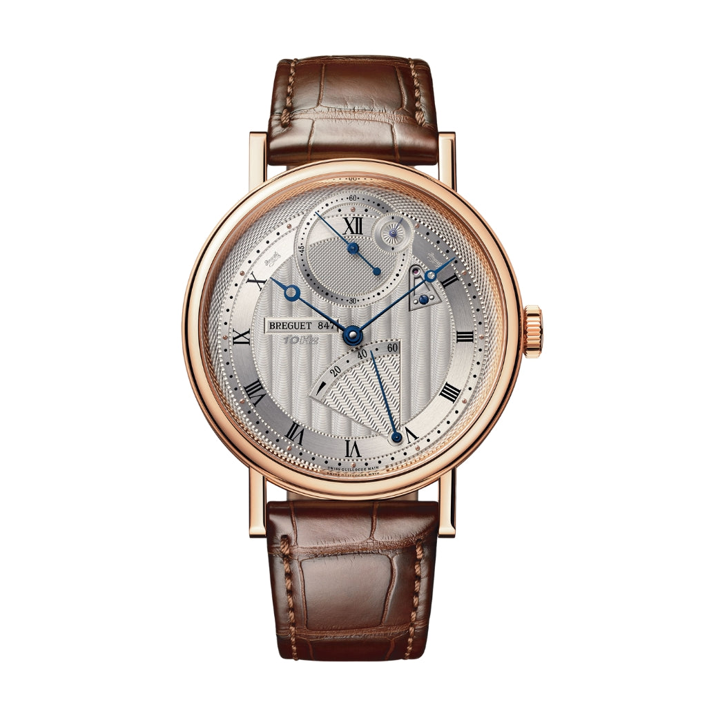 Breguet Classique Chronométrie 7727 41 mm Silver Dial 18k Rose Gold Leather Strap 7727BR/12/9WU - WATCHXNYC