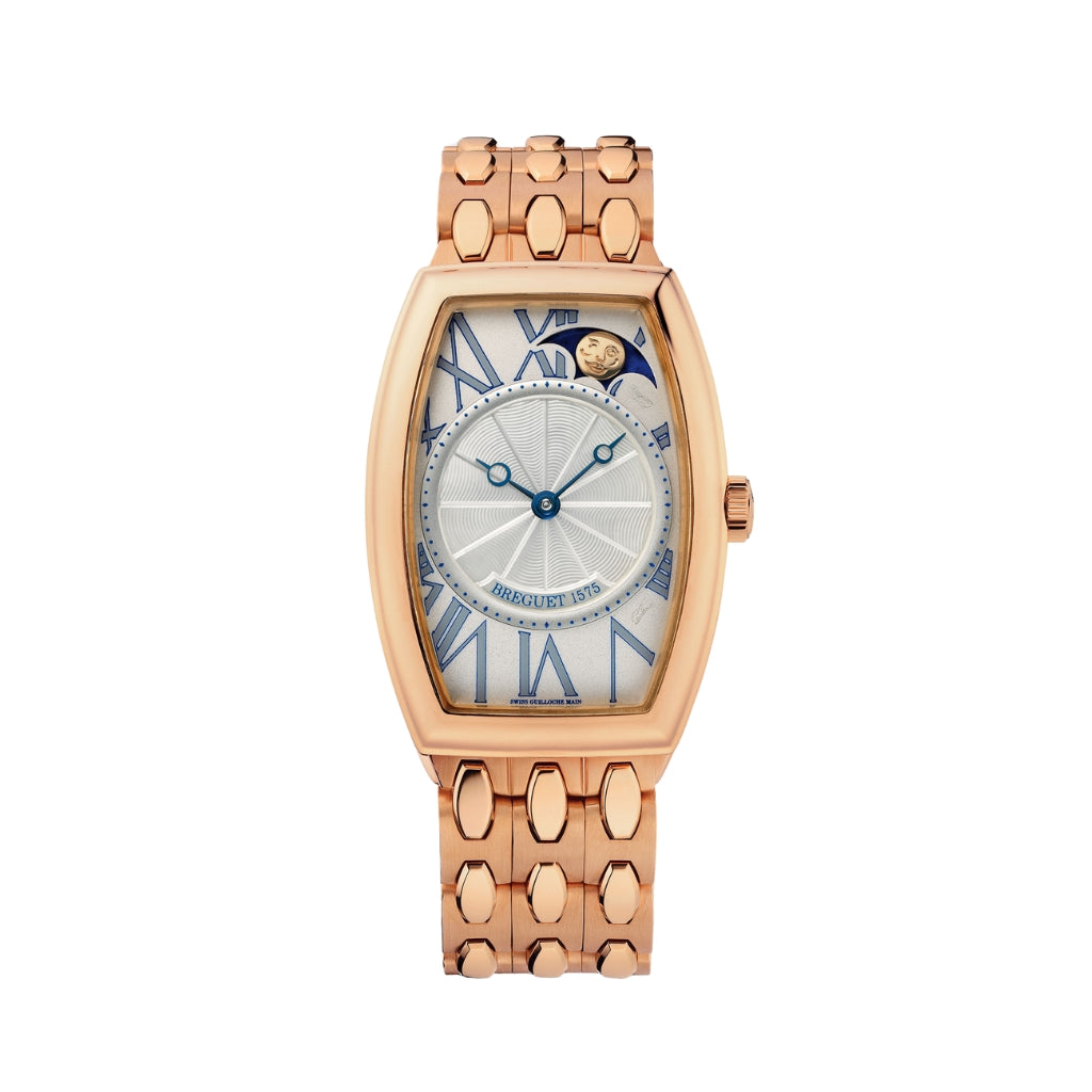 Breguet Héritage 35 x 25 mm Silver Dial 18k Rose Gold Bracelet 8860BR/11/RB0 - WATCHXNYC