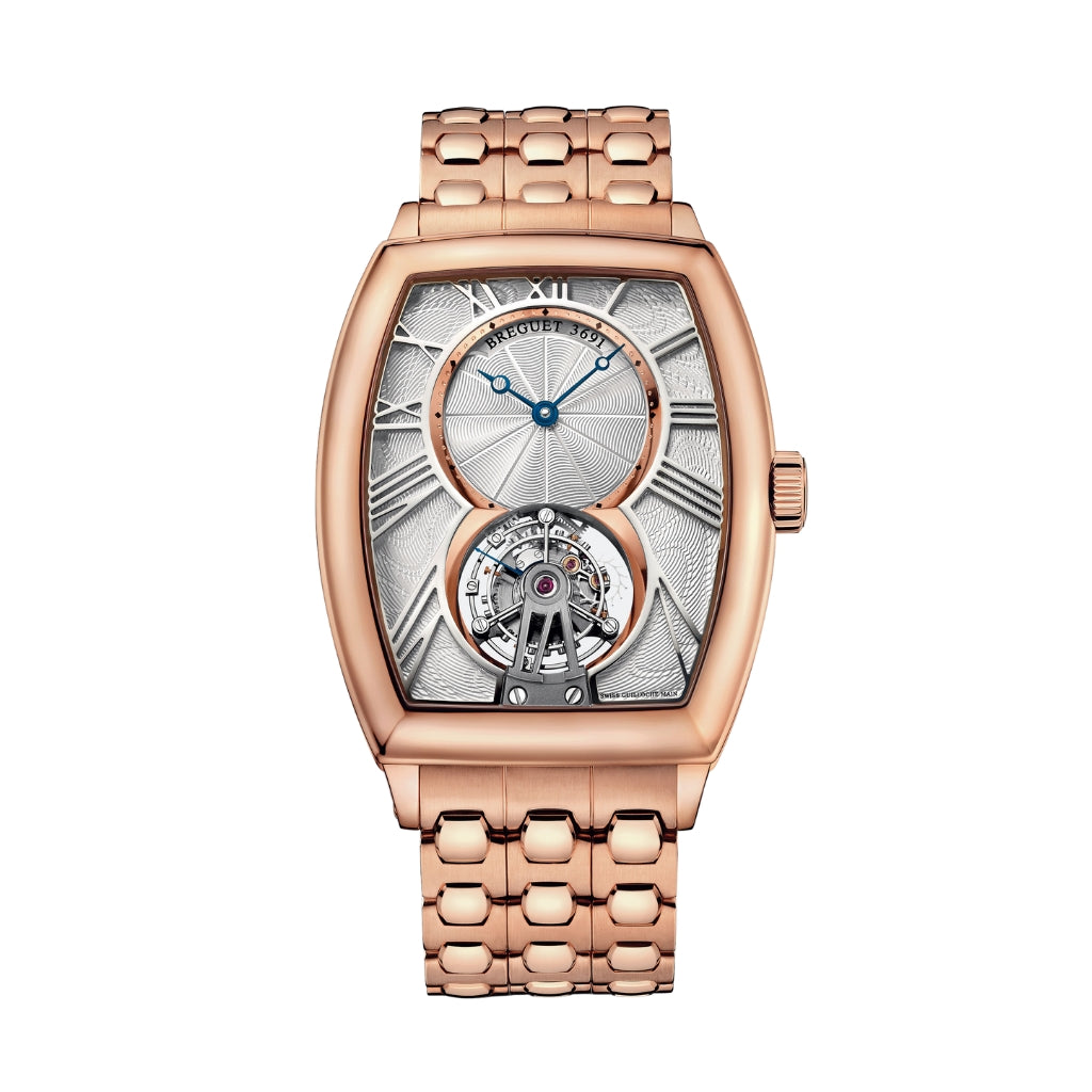 Breguet Héritage 42 x 35 mm Silver Dial 18k Rose Gold Bracelet 5497BR/12/RB0 - WATCHXNYC