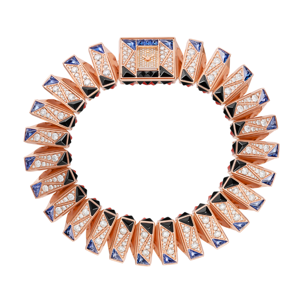 Cartier Libre 99.95 x 84.75 mm Rose Gold Pink Toned steel Dial Bracelet HPI01568 - WATCHXNYC