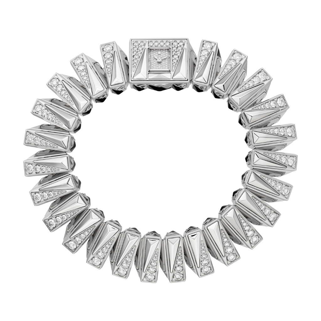 Cartier Libre White Gold Diamond Dial Grey Steel HPI01566 - WATCHXNYC
