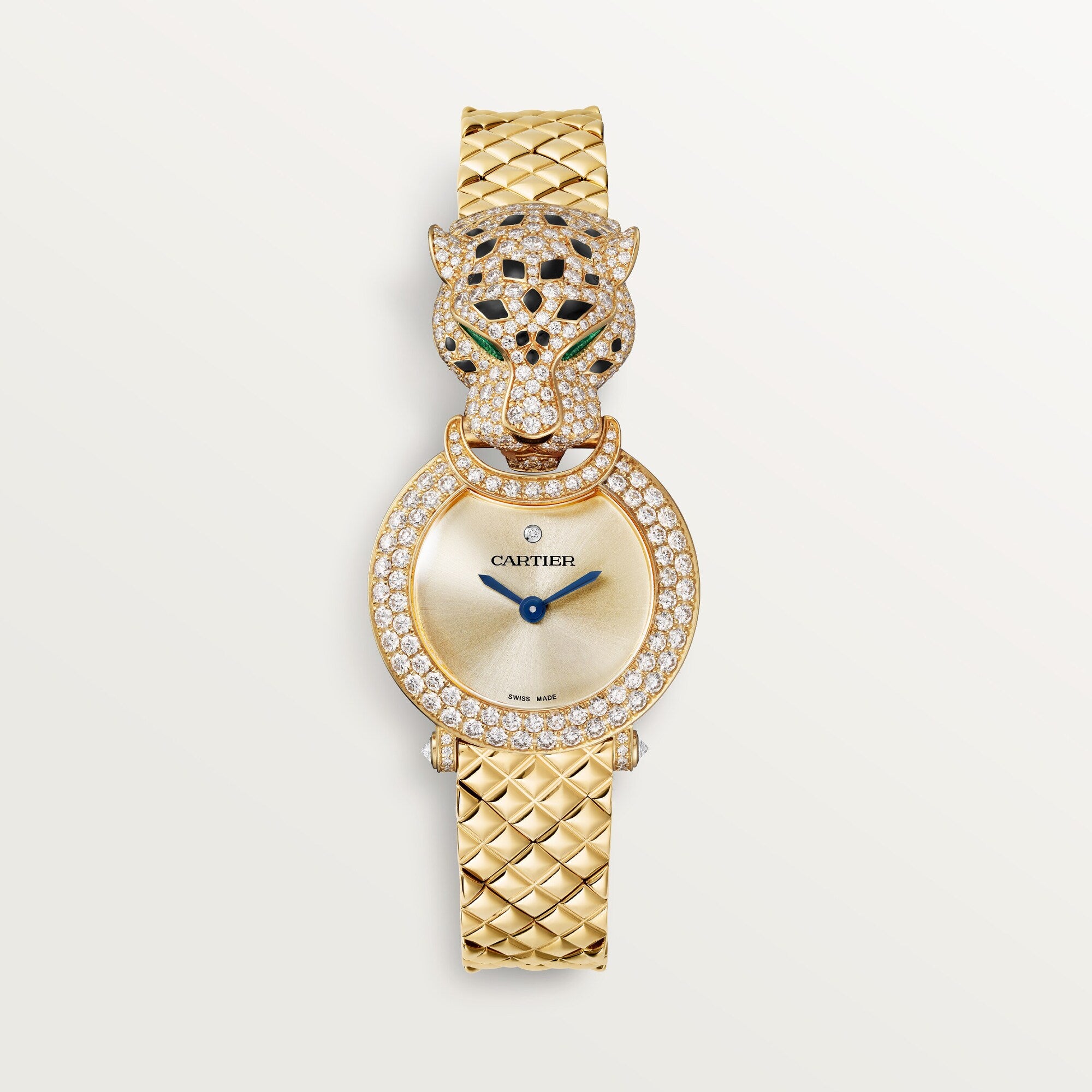 Cartier Panthère 23.6 mm 18k Yellow Gold Golden Dial Bracelet HPI01509 - WATCHXNYC