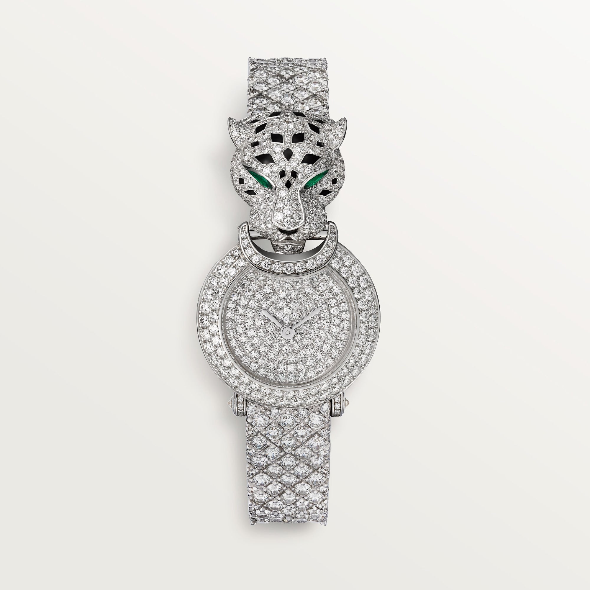 Cartier Panthère 23.6 mm White Gold Diamond Dial Bracelet HPI01425 - WATCHXNYC