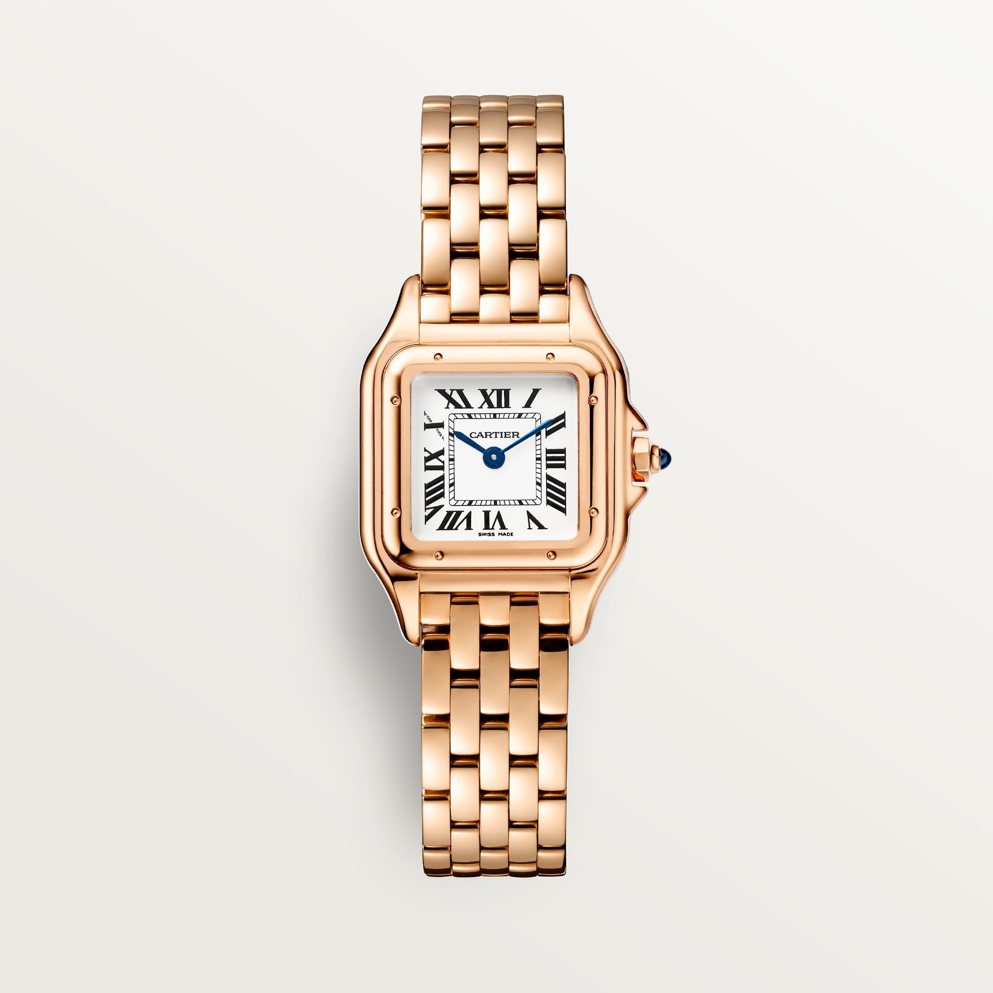 Cartier Panthère Small Rose Gold Silver Bracelet WGPN0040 - WATCHXNYC