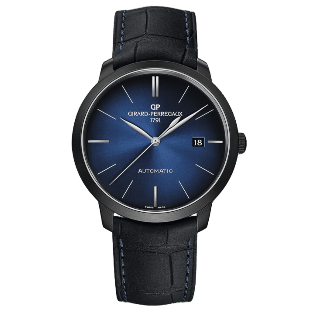 Girard-Perregaux 1966 Earth to Sky Edition 40 mm Blue Dial Stainless Steel   Leather Strap 49555-11-433-BH6A - WATCHXNYC