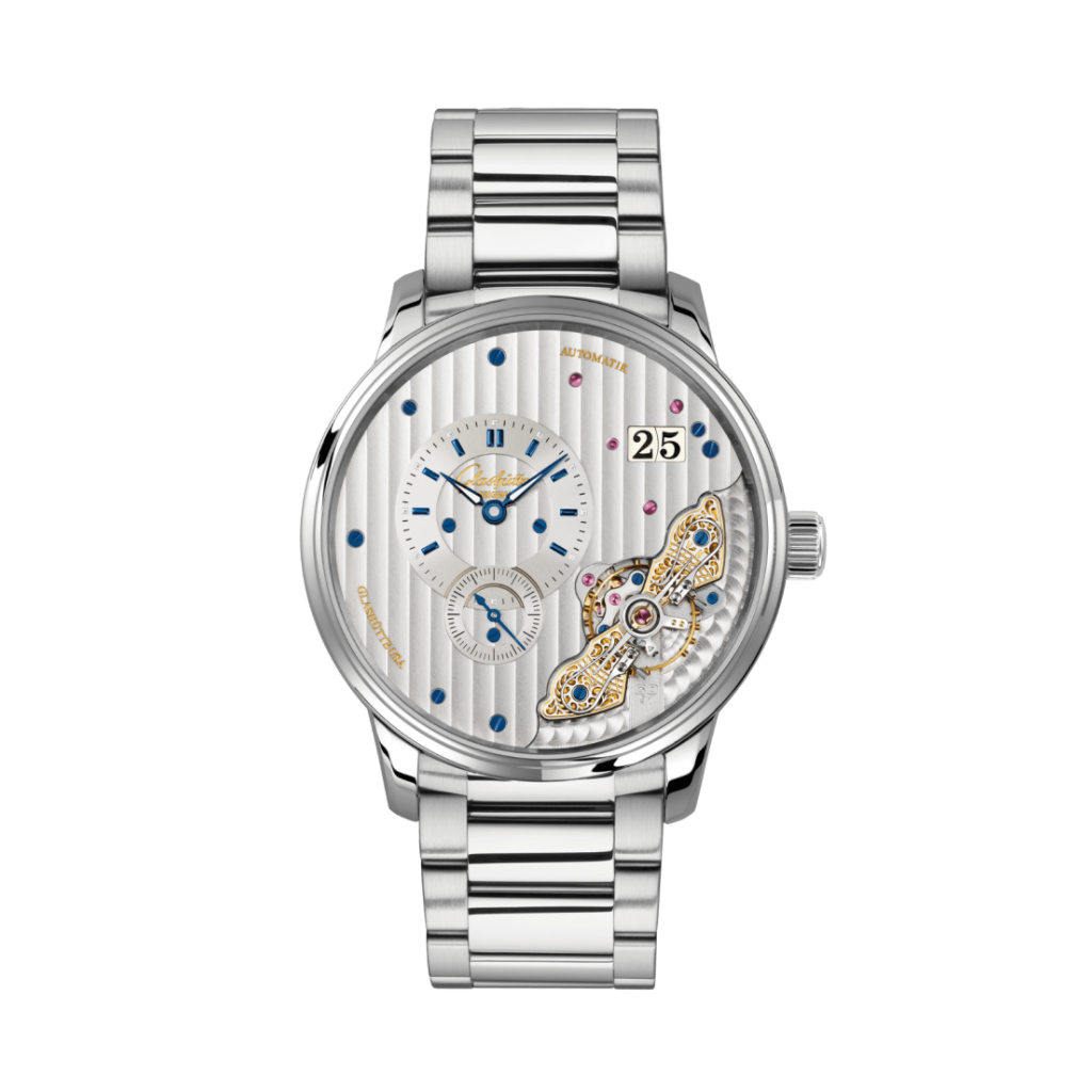Glashuette Original Pano Matic Inverse 42 mm Silver Dial Stainless Steel Metal Bracelet 1-91-02-02-02-71 - WATCHXNYC