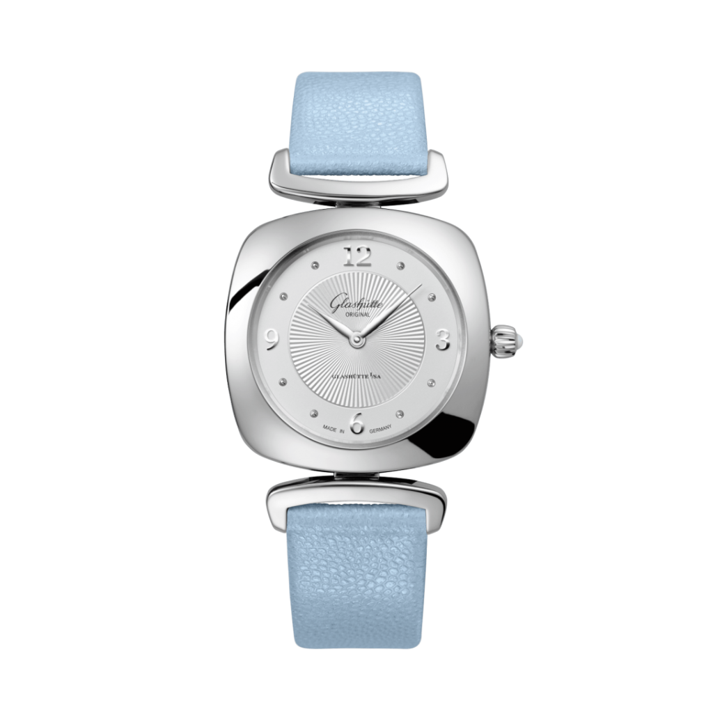 Glashuette Original Pavonina 31 mm Silver Galvanized Dial Stainless Steel   Glossy 1-03-02-10-02-34 - WATCHXNYC