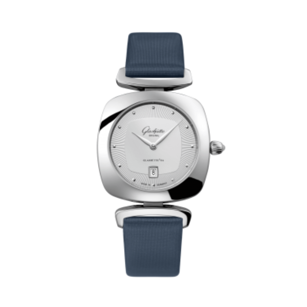 Glashuette Original Pavonina 31 mm Silver Galvanized Dial Stainless Steel   Strap 1-03-01-15-02-34 - WATCHXNYC