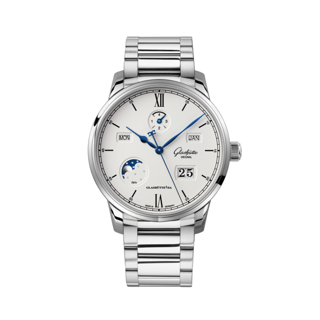 Glashuette Original Senator Excellence Perpetual Calendar 42 mm Silver Dial Stainless Steel Metal Bracelet 1-36-02-01-02-71 - WATCHXNYC