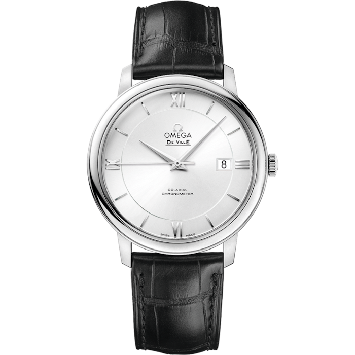 Omega De Ville Prestige 39.5 mm Silver Dial Stainless Steel Strap 424.13.40.20.02.001 - WATCHXNYC