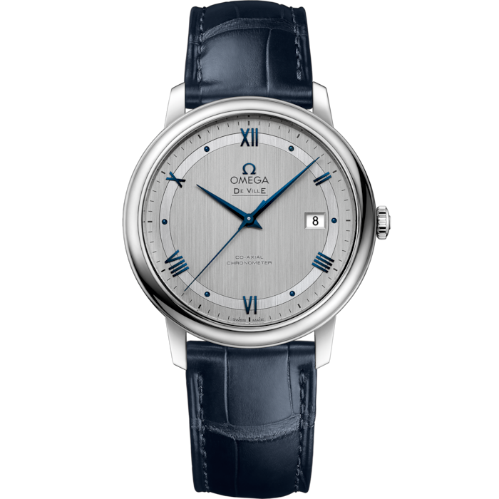 Omega De Ville Prestige 39.5 mm Silver Dial Stainless Steel Strap 424.13.40.20.02.003 - WATCHXNYC