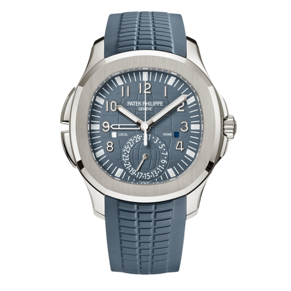 Patek Philippe Aquanaut 40.8 mm Grey Dial 18K White Gold Rubber Strap
