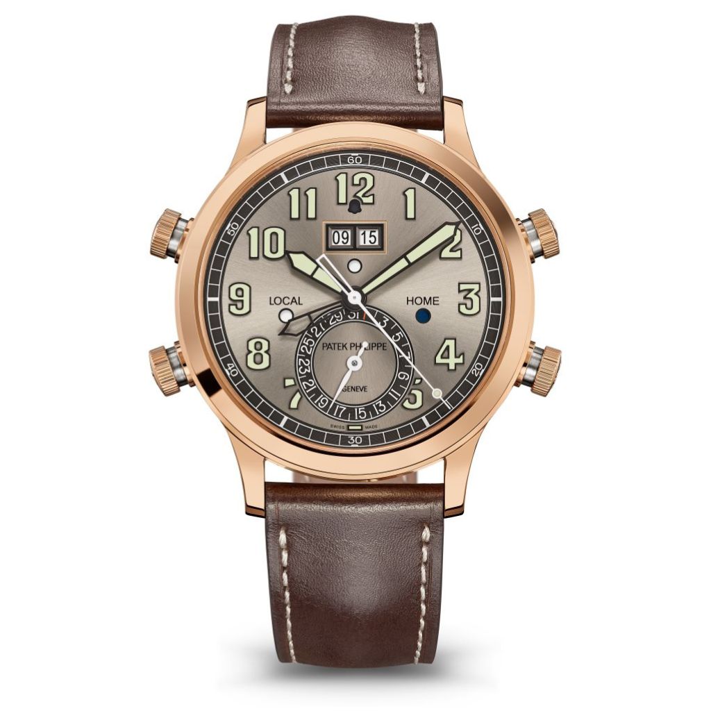 Patek Philippe Grand Complications 42.2 mm Gray Dial 18K Rose Gold   Leather Strap 5520RG-001 - WATCHXNYC