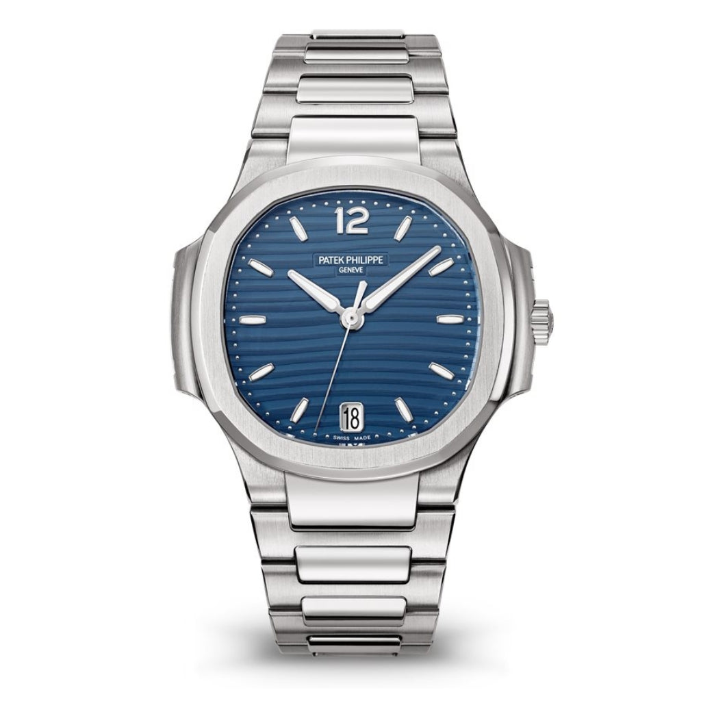 Patek Philippe Nautilus 35.2 mm Blue Dial Stainless Steel Bracelet 7118/1A-001 - WATCHXNYC