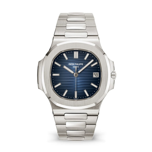 Patek Philippe Nautilus 41 mm Blue Dial 18K White Gold Bracelet 5811/1