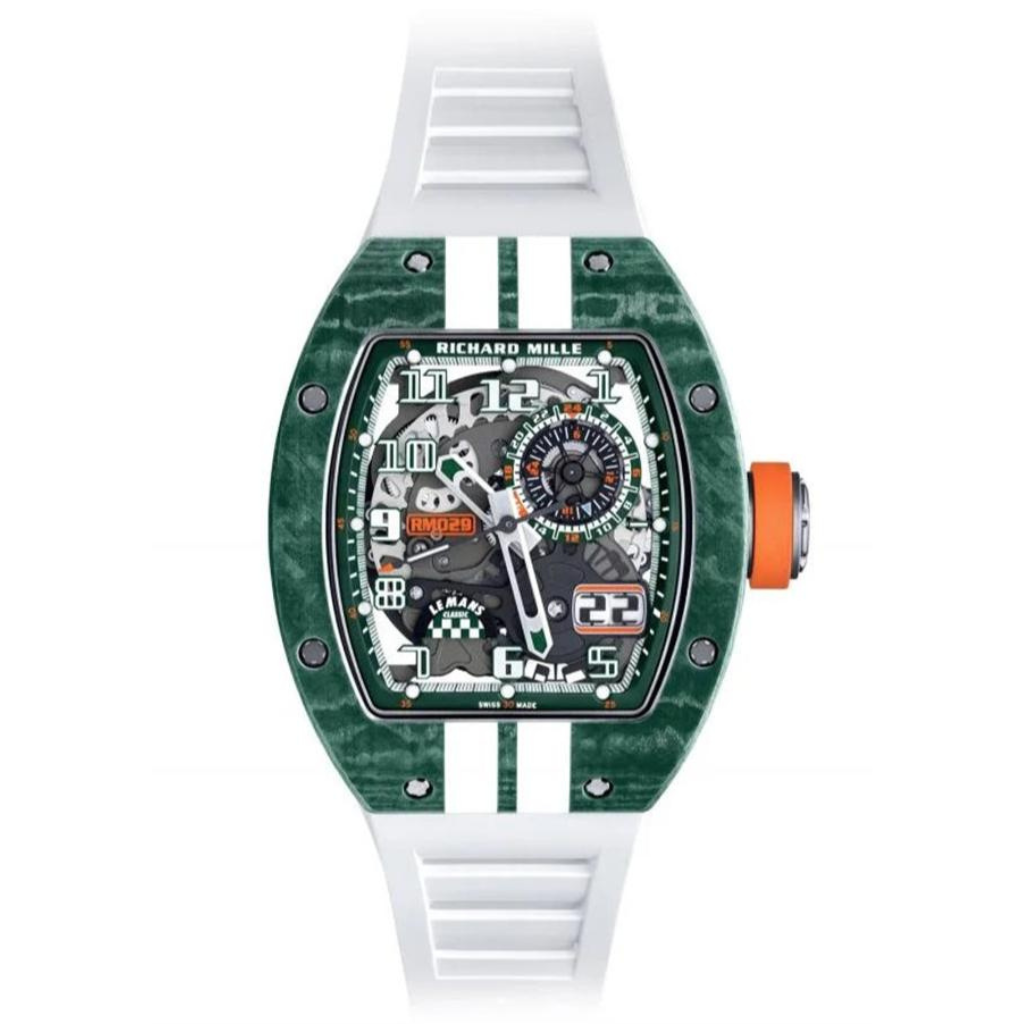 Richard Mille RM029 Le Mans (150 Piece Limited Edition) 48 mm Transparent Dial Carbon Ceramic Rubber Strap - WATCHXNYC