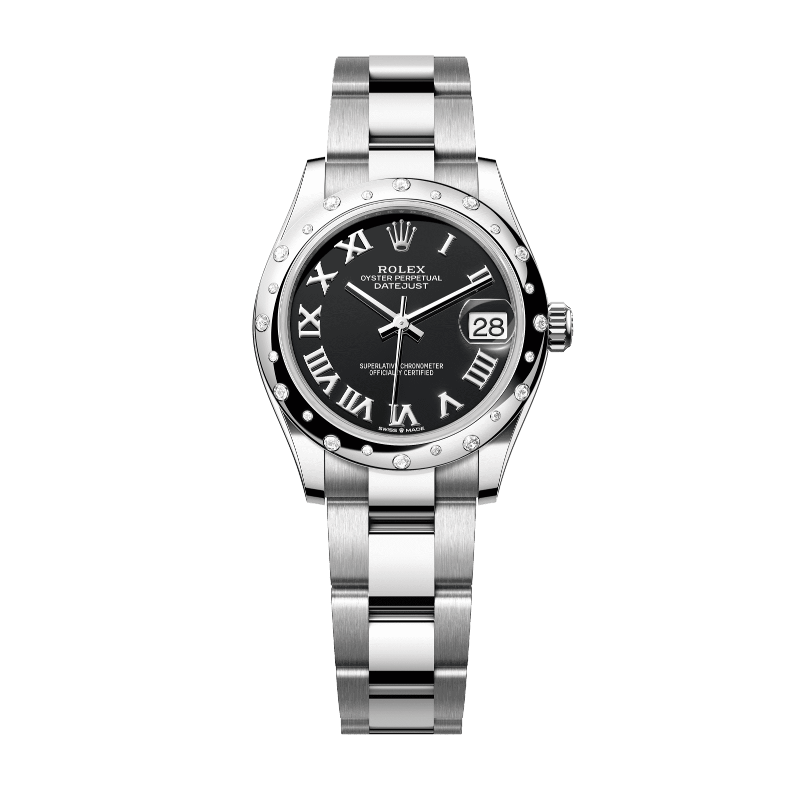 Rolex Datejust 31 31 mm Bright Black Dial Oystersteel and White Gold Oyster Bracelet 278344rbr-0001 - WATCHXNYC
