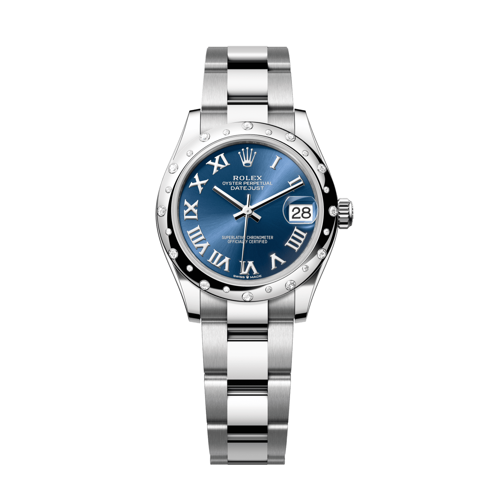 Rolex Datejust 31 31 mm Bright Blue Dial Oystersteel and White Gold Oyster Bracelet 278344rbr-0035 - WATCHXNYC