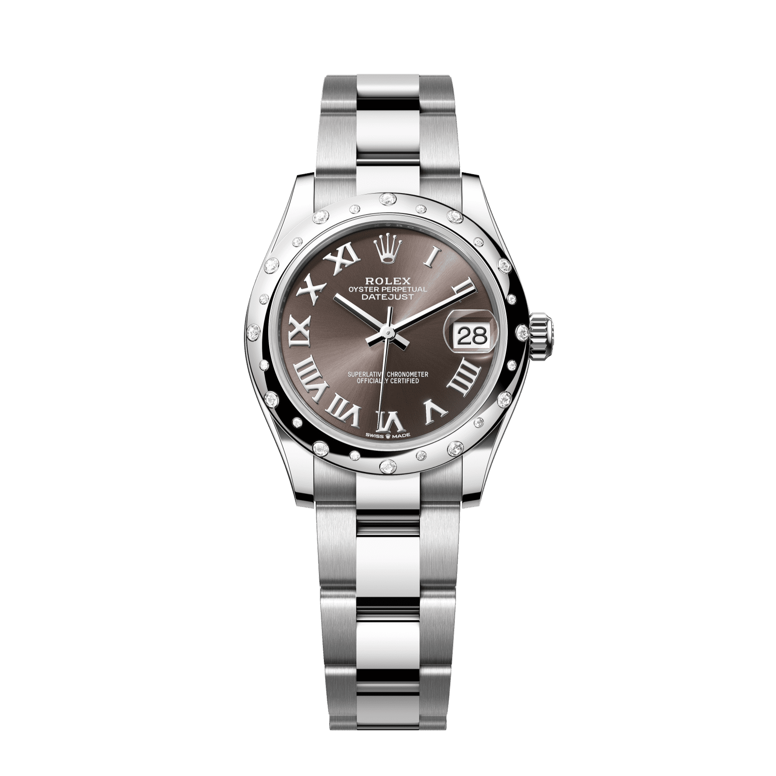 Rolex Datejust 31 31 mm Dark Grey Dial Oystersteel and White Gold Oyster Bracelet 278344rbr-0023 - WATCHXNYC