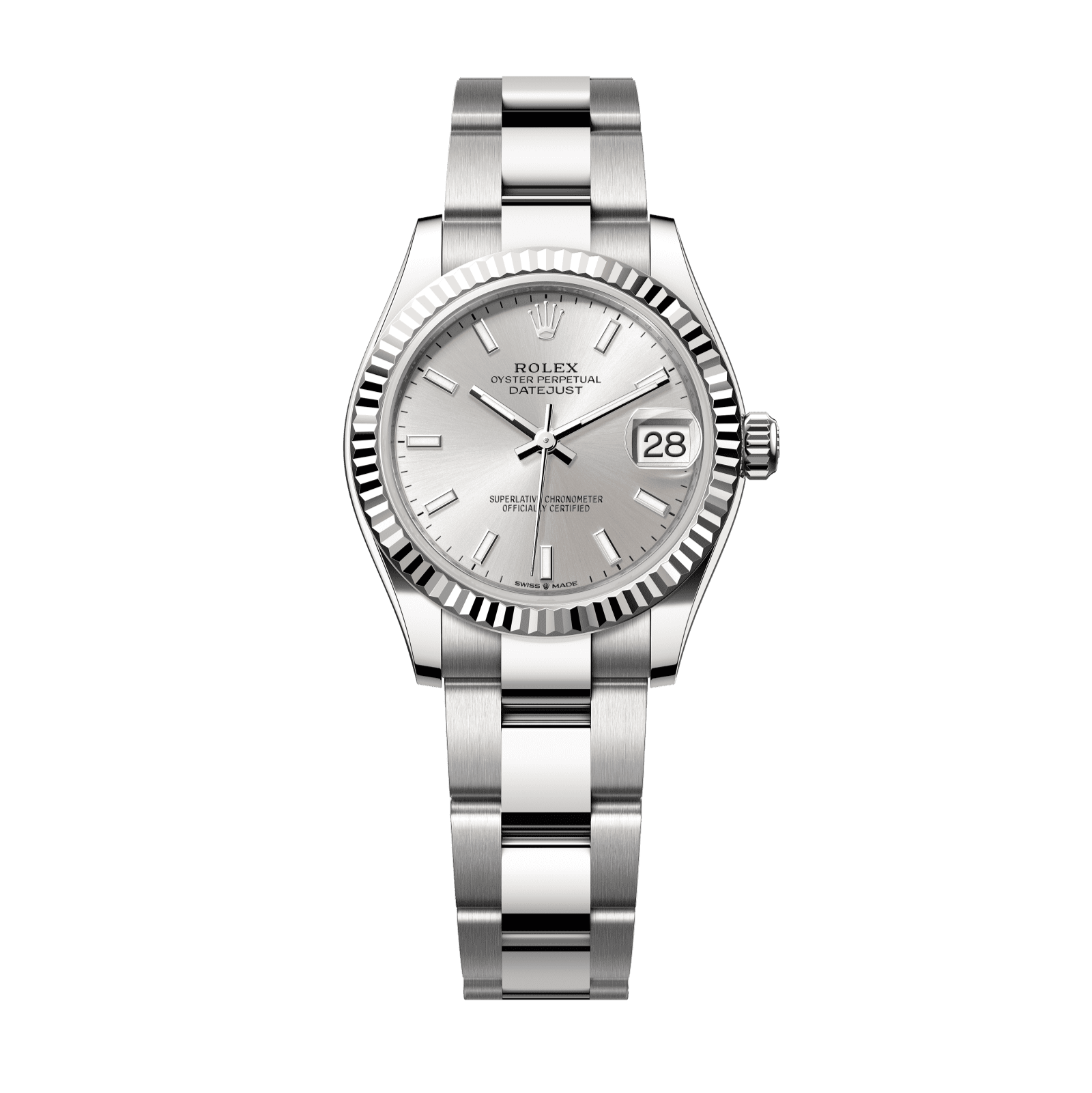 Rolex Datejust 31 31 mm Silver  Dial Oystersteel and White Gold Oyster Bracelet 278274-0011 - WATCHXNYC