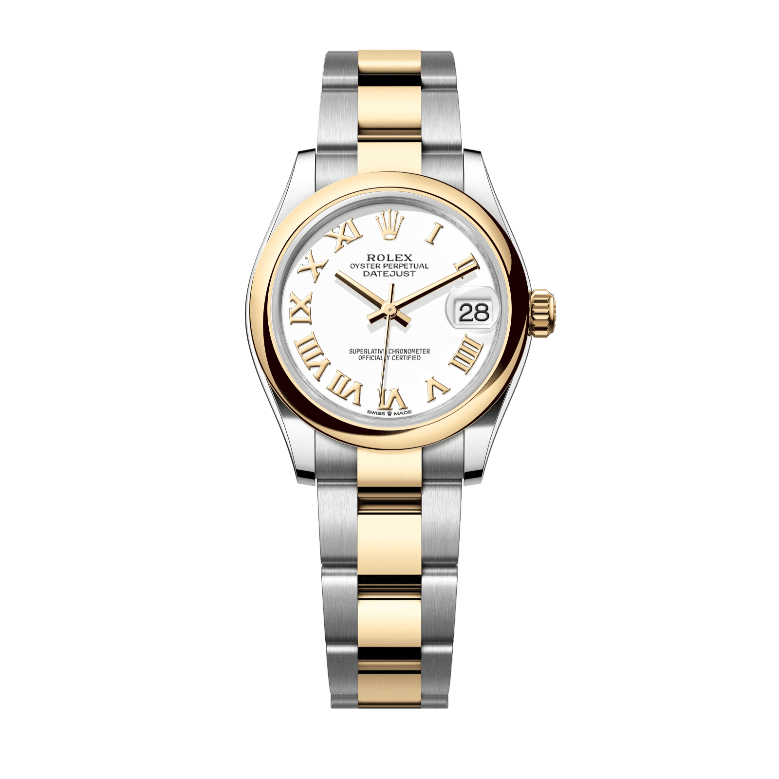 Rolex Datejust 31 31 mm White Dial Oystersteel and 18k Yellow Gold Oyster Bracelet 278243-0001 - WATCHXNYC