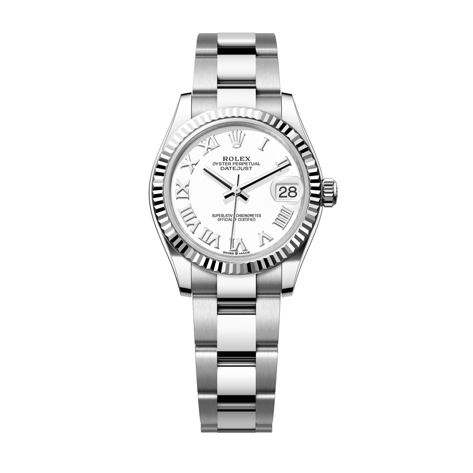 Rolex Datejust 31 31 mm White  Dial Oystersteel and White Gold Oyster Bracelet 278274-0009 - WATCHXNYC