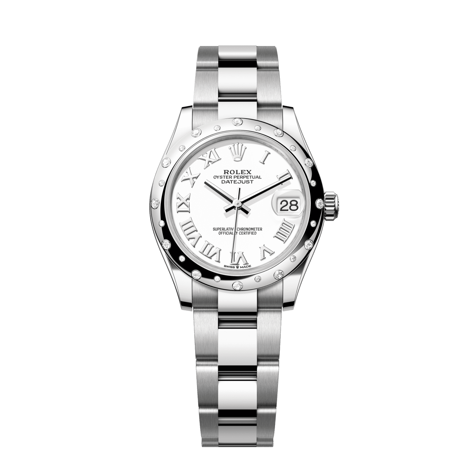 Rolex Datejust 31 31 mm White  Dial Oystersteel and White Gold Oyster Bracelet 278344rbr-0011 - WATCHXNYC
