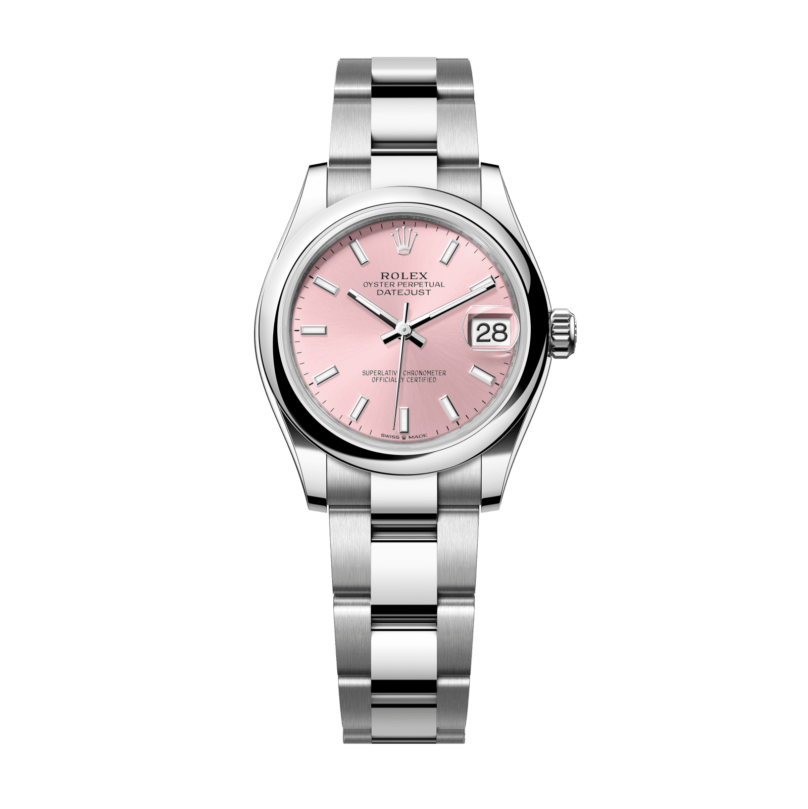 Rolex Datejust 31 mm Pink Dial Oystersteel Oyster Bracelet 278240-0007 - WATCHXNYC