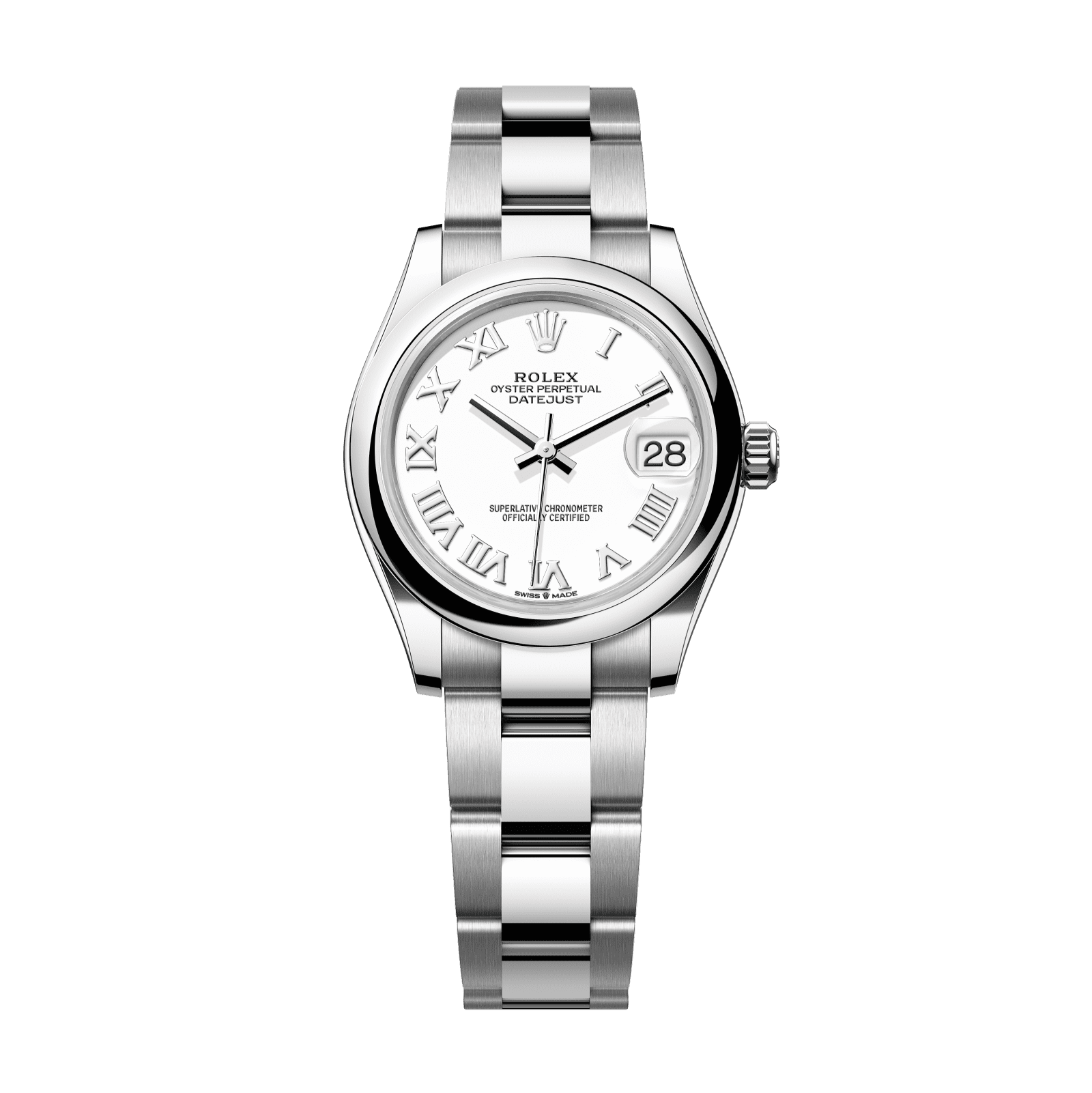 Rolex Datejust 31 mm White Dial Oystersteel Oyster Bracelet 278240-0003 - WATCHXNYC