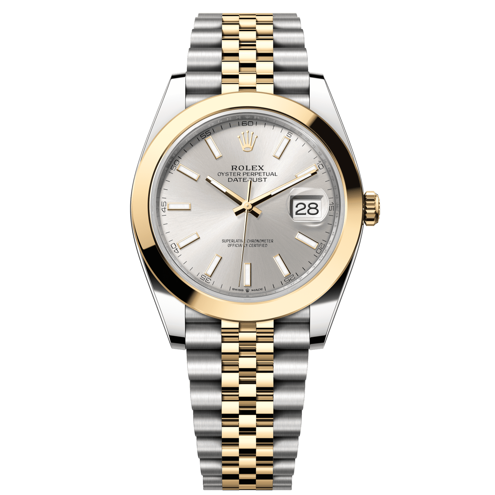 Rolex Datejust 41 41 mm Silver  Dial Oystersteel and 18k Yellow Gold Jubilee Bracelet 126303-0002 - WATCHXNYC