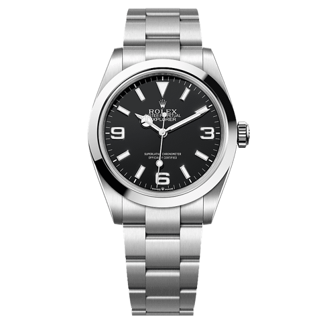 Rolex Explorer 40 40 mm Black Dial Oystersteel Oyster Bracelet 224270-0001 - WATCHXNYC
