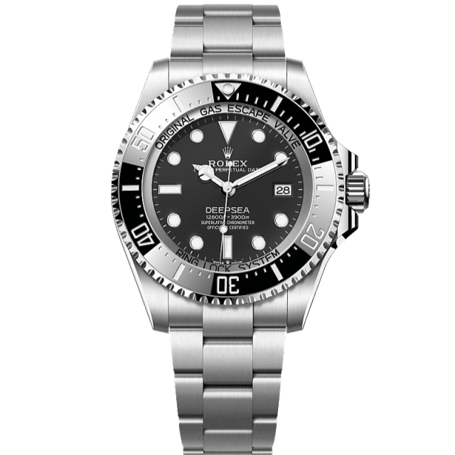 Rolex Rolex Deepsea 44 mm Intense Black Dial Oystersteel Oyster Bracelet 136660-0006 - WATCHXNYC