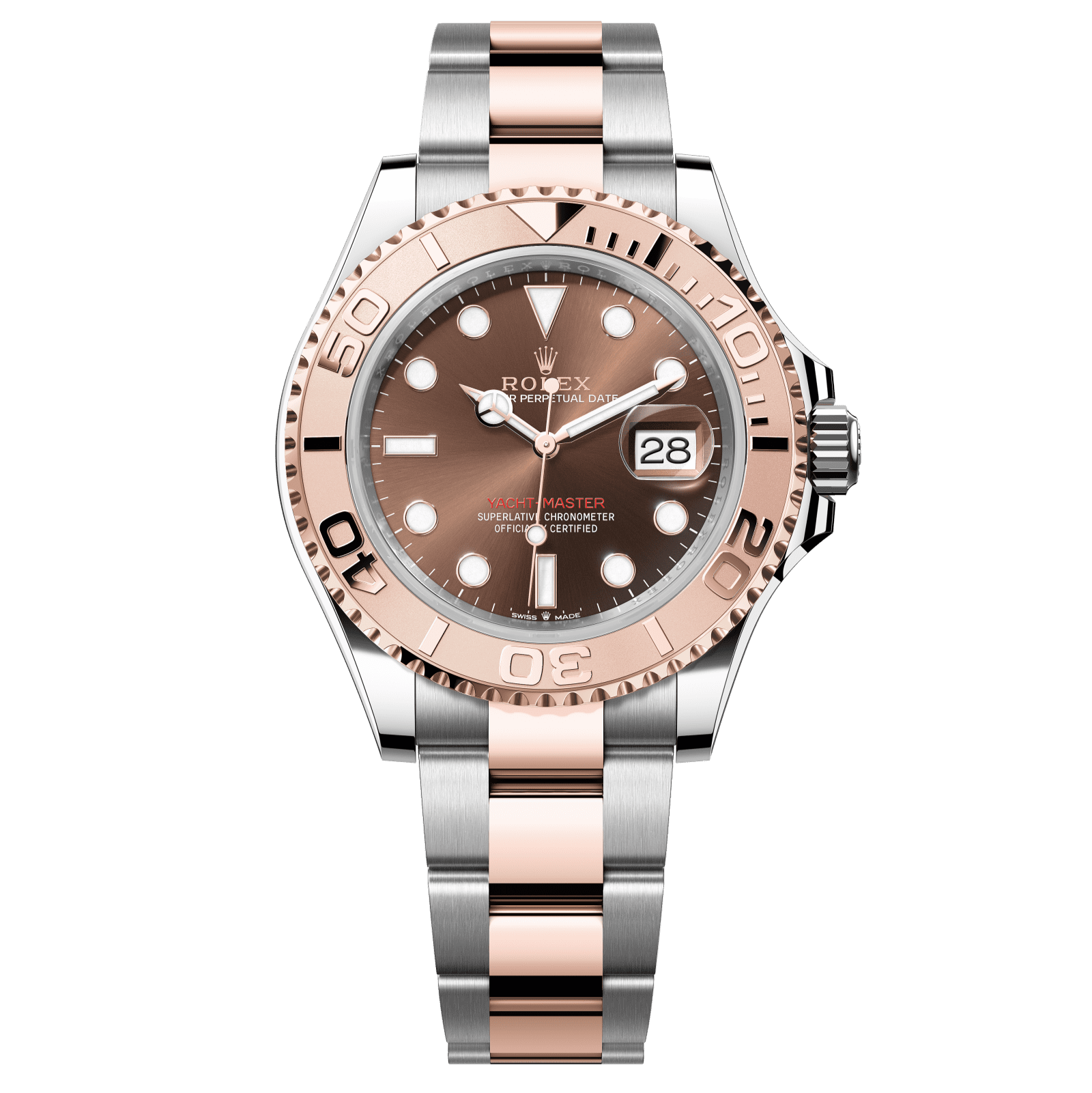 Rolex Yacht-Master 40 40 mm Chocolate Dial Oystersteel and Everose gold  Oyster bracelet 126621-0001 - WATCHXNYC